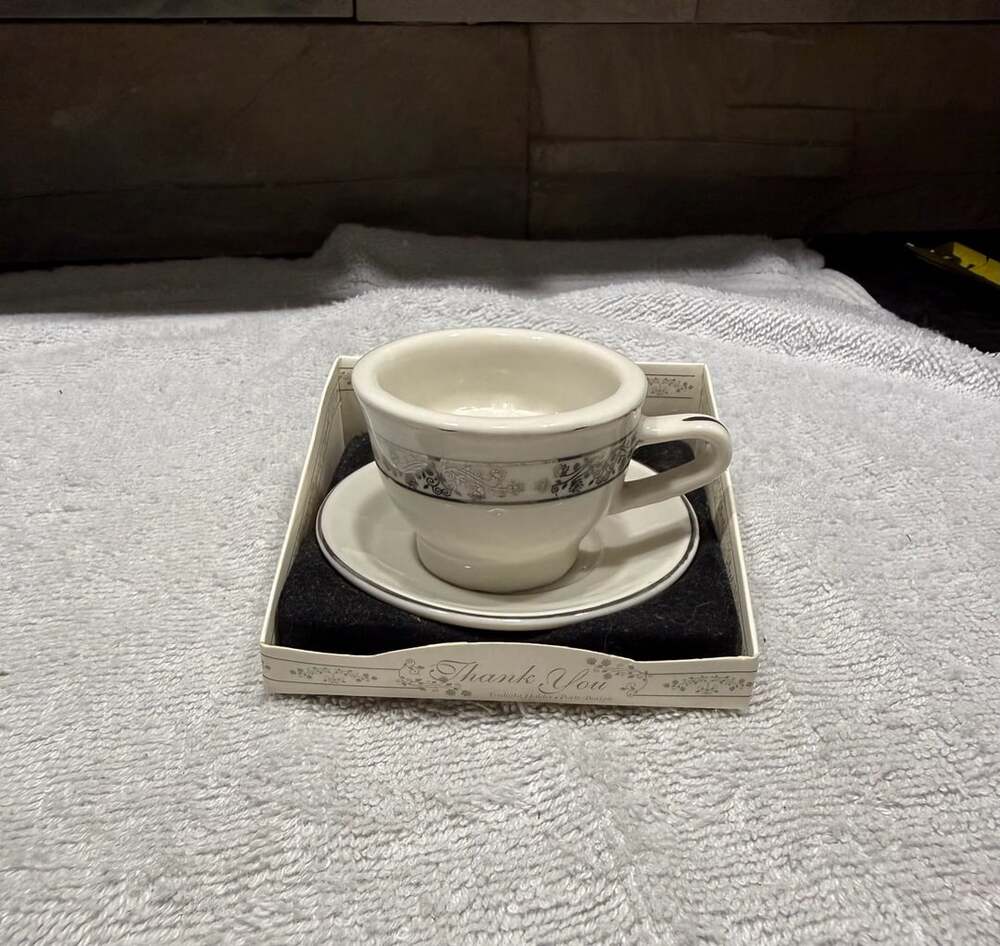 Kate Aspen Teacup And Saucer Tealight